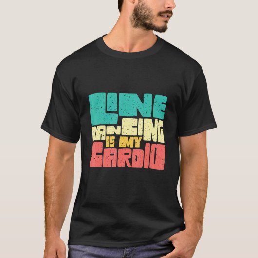 Line Dansing is mijn hart T-shirt (Voorkant)