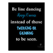 Line Dansings Kings/Queens II Perfect Poster (Voorkant)