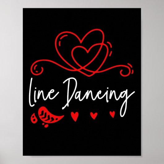 Line Dansingsline Dance 1 Poster (Voorkant)