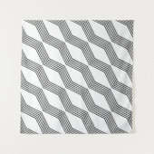 Line diagonal stripe angular wandkleed (Voorkant (horizontaal))