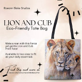 Line en Cub Eco-vriendelijke Canvas tas