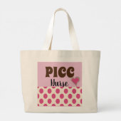 LINE-invoegreeks PICC, teken-PICC, alle Grote Tote Bag (Achterkant)