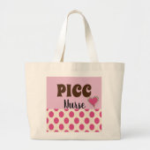 LINE-invoegreeks PICC, teken-PICC, alle Grote Tote Bag (Voorkant)