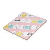 Line Line Ribbon Shoes Tegeltje (Zijkant)