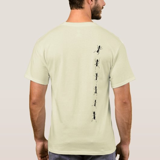LIne of Ants T-shirt (Achterkant)