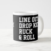 Line Out Kick Ruck en Roll Grote Koffiekop (Voorkant rechts)
