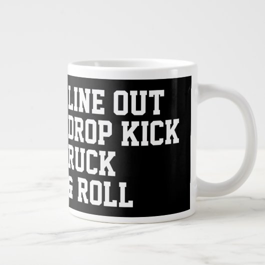 Line Out Kick Ruck en Roll Grote Koffiekop (Rechts)