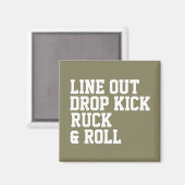 Line Out Kick Ruck en Roll Magneet (Voorkant / Achterkant)