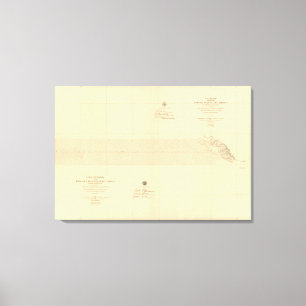 Linea Divisoria Entre Mexico 1 Canvas Afdruk