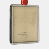 Linea Divisoria Entre Mexico 3 Metalen Ornament (Rechts)