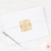 Linea Divisoria Entre Mexico 5 Vierkante Sticker (Envelop)