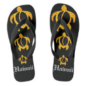 LineA Golden Lava Honu Hawaii Teenslippers (Voetbed)