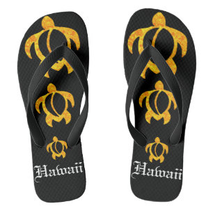 LineA Golden Lava Honu Hawaii Teenslippers