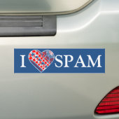 LineA I Heart SPAM (Polynesiaans) Bumpersticker (Op auto)