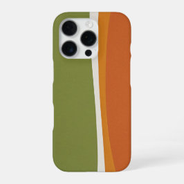 linea media terracotta iPhone 16 pro hoesje