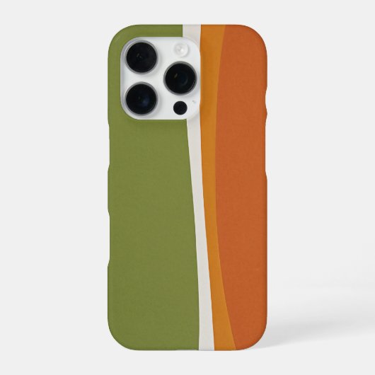 linea media terracotta iPhone hoesje (Achterkant)