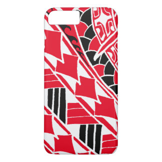 LineA Red Polynesiaans Tattoo Case-Mate iPhone Case