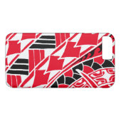 LineA Red Polynesiaans Tattoo Case-Mate iPhone Case (Achterkant (Horizontaal))