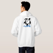 LineA "Surfing=Life" Honu Hoodie (Achterkant volledig)