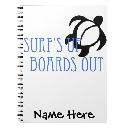 LineA-Surven omhoog Notitieboek (Voorkant)