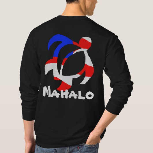 LineA U.S.A Mahalo Honu T-shirt (Achterkant)