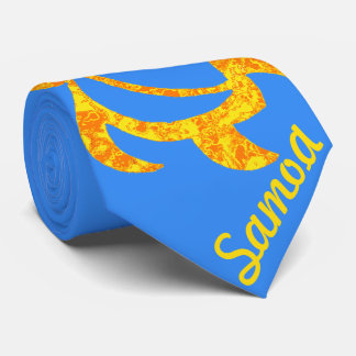 LineA Yellow Abstract Honu Stropdas