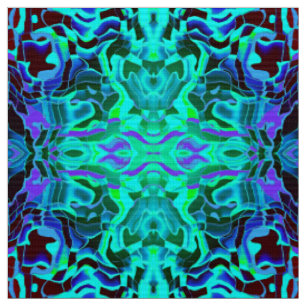 Lineair Geometrisch Aqua Mauve Paars Blauw Artdeco Stof