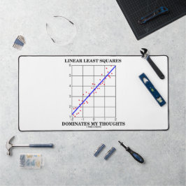 Lineair Minste Vierkantjes domineren mijn gedachte Bureaumat