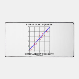 Lineair Minste Vierkantjes domineren mijn gedachte Bureaumat