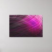 Lineair Paarse Patroon - Canvasprint