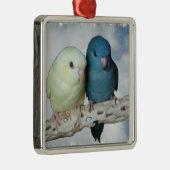 Lineair parkiet metalen ornament (Rechts)