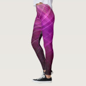 Lineair Patroon Paarse - Leggings (Links)