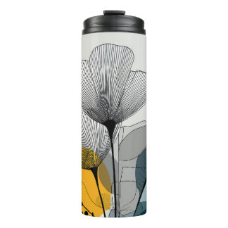Lineaire Bloom Thermische Tumbler Thermosbeker