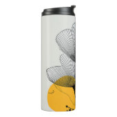 Lineaire Bloom Thermische Tumbler Thermosbeker (Gedraaid links)