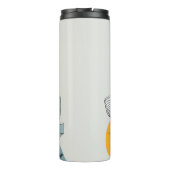 Lineaire Bloom Thermische Tumbler Thermosbeker (Achterkant)