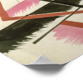 Lineaire constructie, c.1921 (gouache on paper) poster (Hoek)