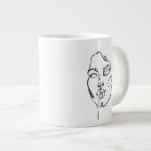 Lineaire denkers - Gezicht Grote Koffiekop (Voorkant rechts)