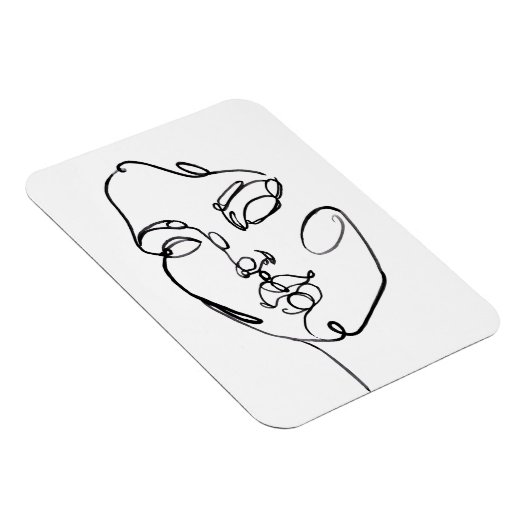 Lineaire denkers - Gezicht Magneet (Rechterzijde)