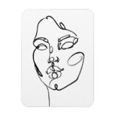 Lineaire denkers - Gezicht Magneet (Verticaal)