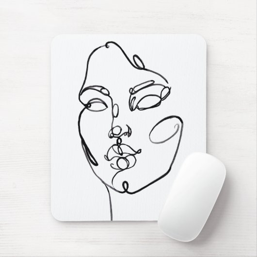 Lineaire denkers - Gezicht Muismat (Met muis)