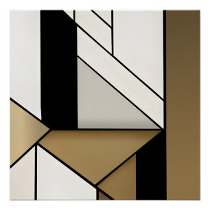 Lineaire Geometrie Perfect Poster