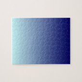 Lineaire gradiënt Sky CCFFFF-000066 Legpuzzel (Horizontaal)