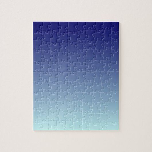 Lineaire gradiënt Sky CCFFFF-000066 Legpuzzel (Verticaal)