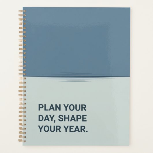 Lineaire Horizon Moderne Hoes Kunst Planner (Voorkant)