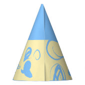 Lineaire patronen en spikkelontwerp Pet Partij Feesthoedjes (Achterkant)