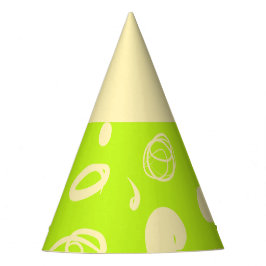 Lineaire patronen en spikkelontwerp Pet Partij Feesthoedjes