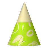 Lineaire patronen en spikkelontwerp Pet Partij Feesthoedjes (Links)