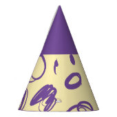 Lineaire patronen en spikkelontwerp Pet Partij Feesthoedjes (Links)