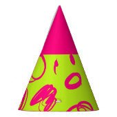 Lineaire patronen en spikkelontwerp Pet Partij Feesthoedjes (Links)