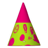 Lineaire patronen en spikkelontwerp Pet Partij Feesthoedjes (Rechts)